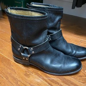 COPY - Women’s black leather boots.